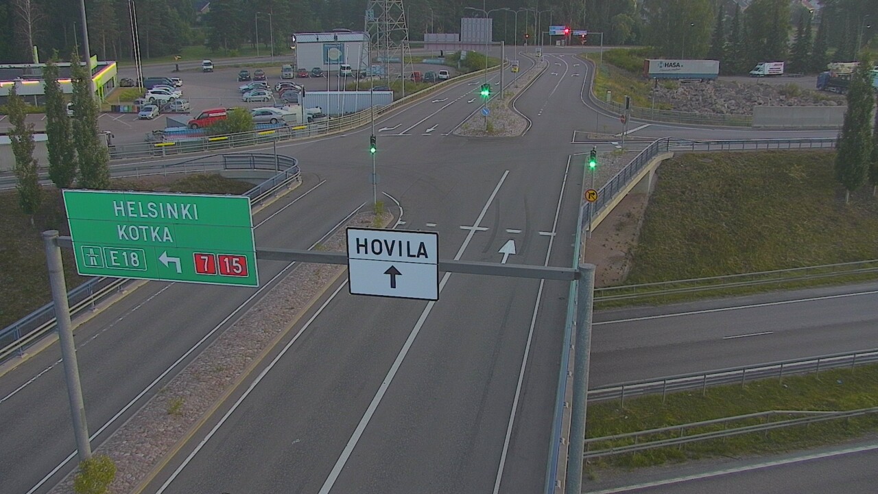 Weather Camera Image Väg 7 Kotka, Jumalniemi, Kotka, Kymenlaakso