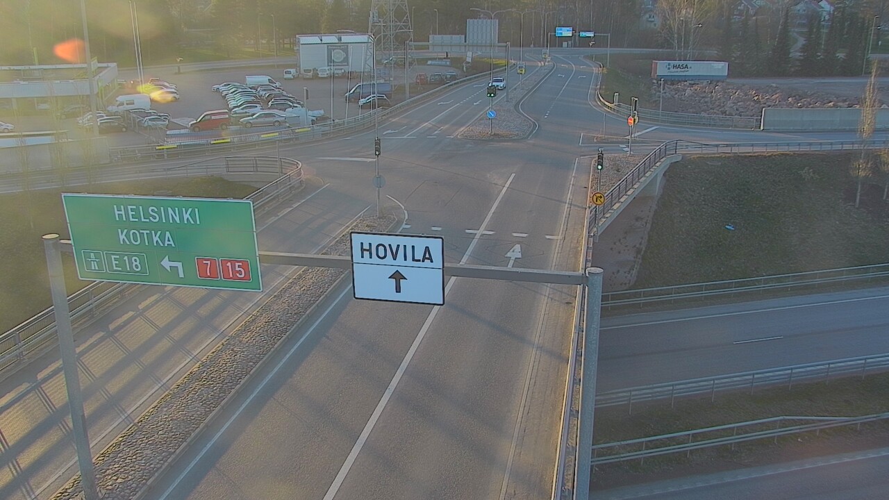 Weather Camera Image Väg 7 Kotka, Jumalniemi, Kotka, Kymenlaakso