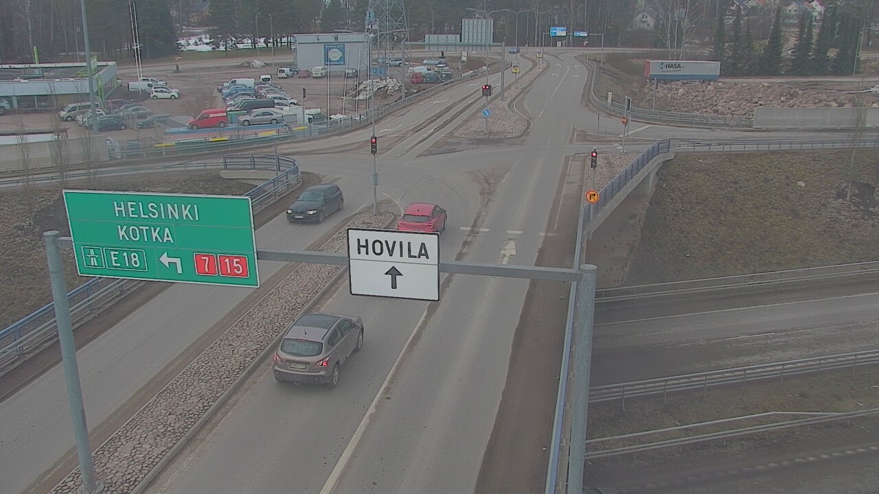 Weather Camera Image Väg 7 Kotka, Jumalniemi, Kotka, Kymenlaakso