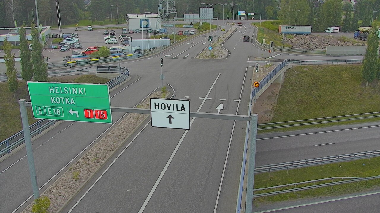 Weather Camera Image Väg 7 Kotka, Jumalniemi, Kotka, Kymenlaakso
