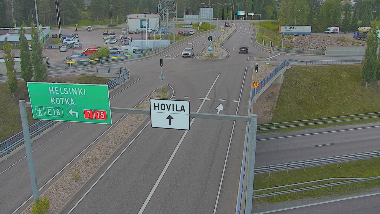 Weather Camera Image Väg 7 Kotka, Jumalniemi, Kotka, Kymenlaakso