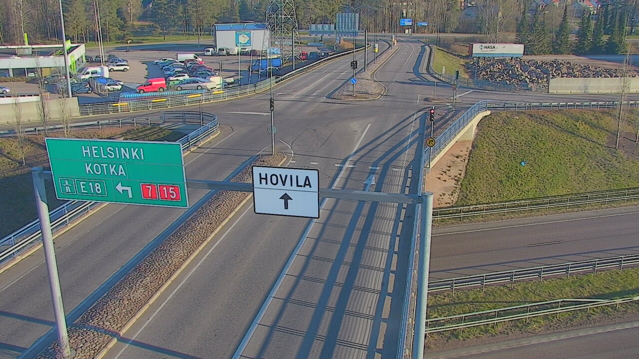 Weather Camera Image Väg 7 Kotka, Jumalniemi, Kotka, Kymenlaakso