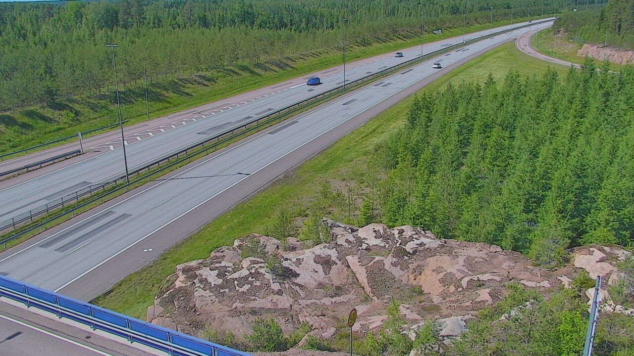 Weather Camera Image Väg 7 Pyttis, Ahvenkoski, Pyhtää, Kymenlaakso