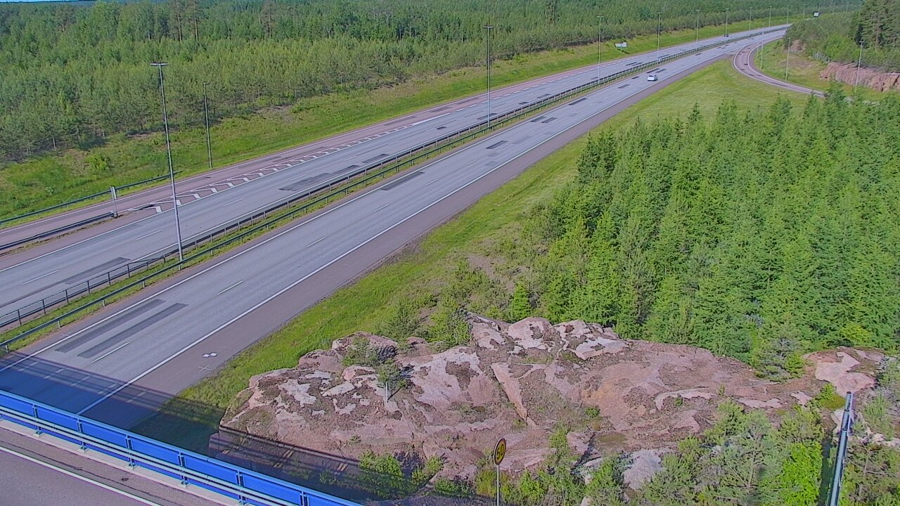Weather Camera Image Väg 7 Pyttis, Ahvenkoski, Pyhtää, Kymenlaakso