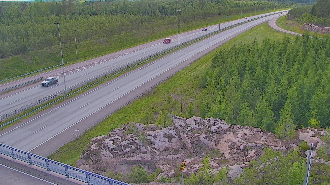 Weather Camera Image Väg 7 Pyttis, Ahvenkoski, Pyhtää, Kymenlaakso