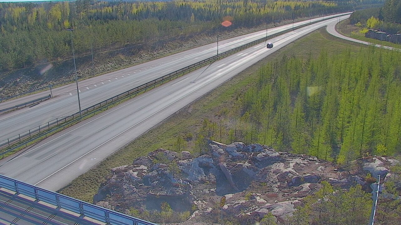 Weather Camera Image Väg 7 Pyttis, Ahvenkoski, Pyhtää, Kymenlaakso