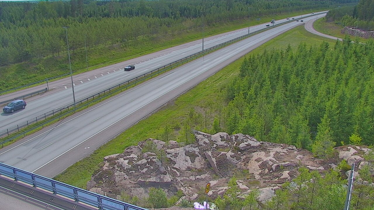 Weather Camera Image Väg 7 Pyttis, Ahvenkoski, Pyhtää, Kymenlaakso