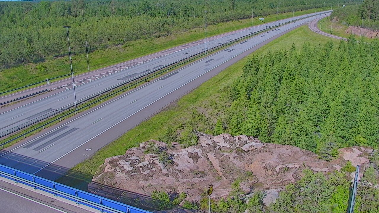 Weather Camera Image Väg 7 Pyttis, Ahvenkoski, Pyhtää, Kymenlaakso