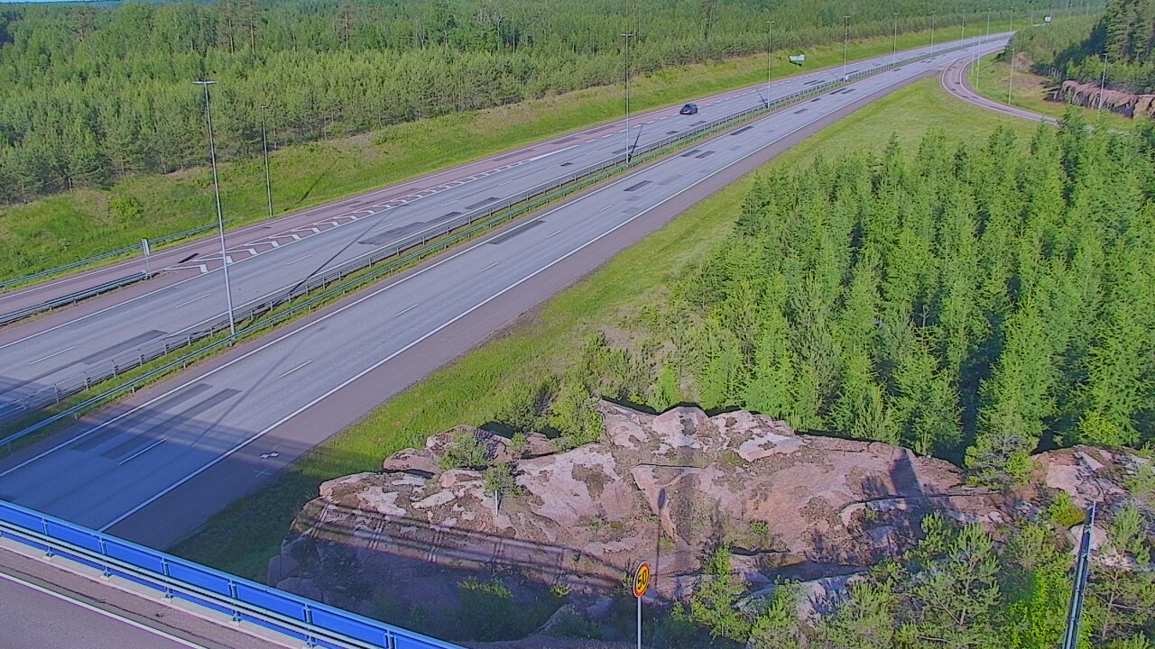 Weather Camera Image Väg 7 Pyttis, Ahvenkoski, Pyhtää, Kymenlaakso