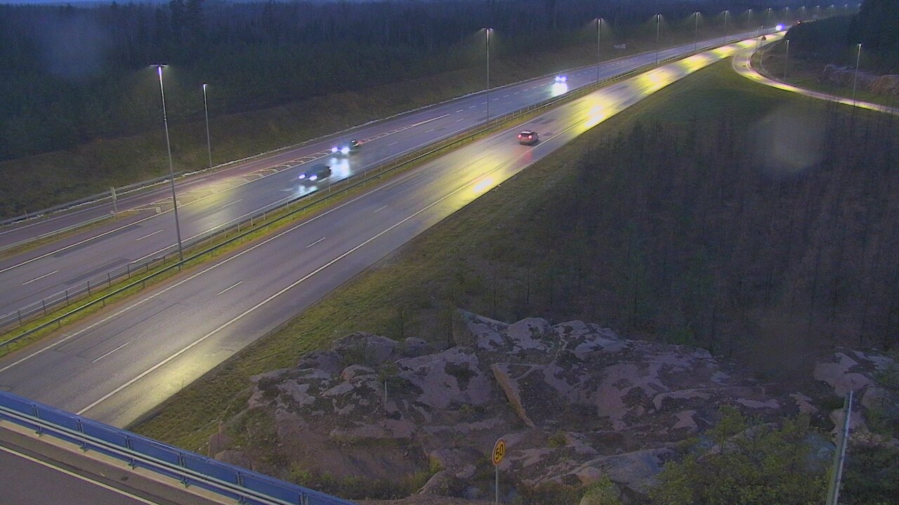 Weather Camera Image Väg 7 Pyttis, Ahvenkoski, Pyhtää, Kymenlaakso