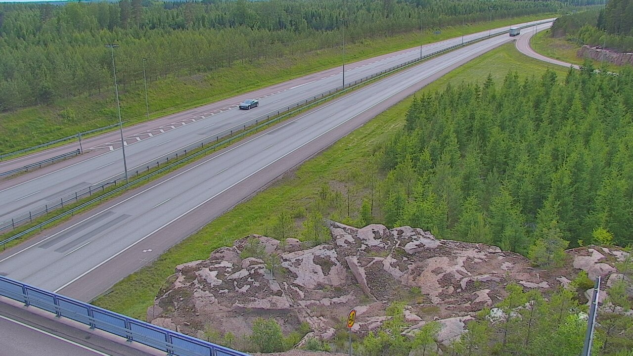 Weather Camera Image Väg 7 Pyttis, Ahvenkoski, Pyhtää, Kymenlaakso