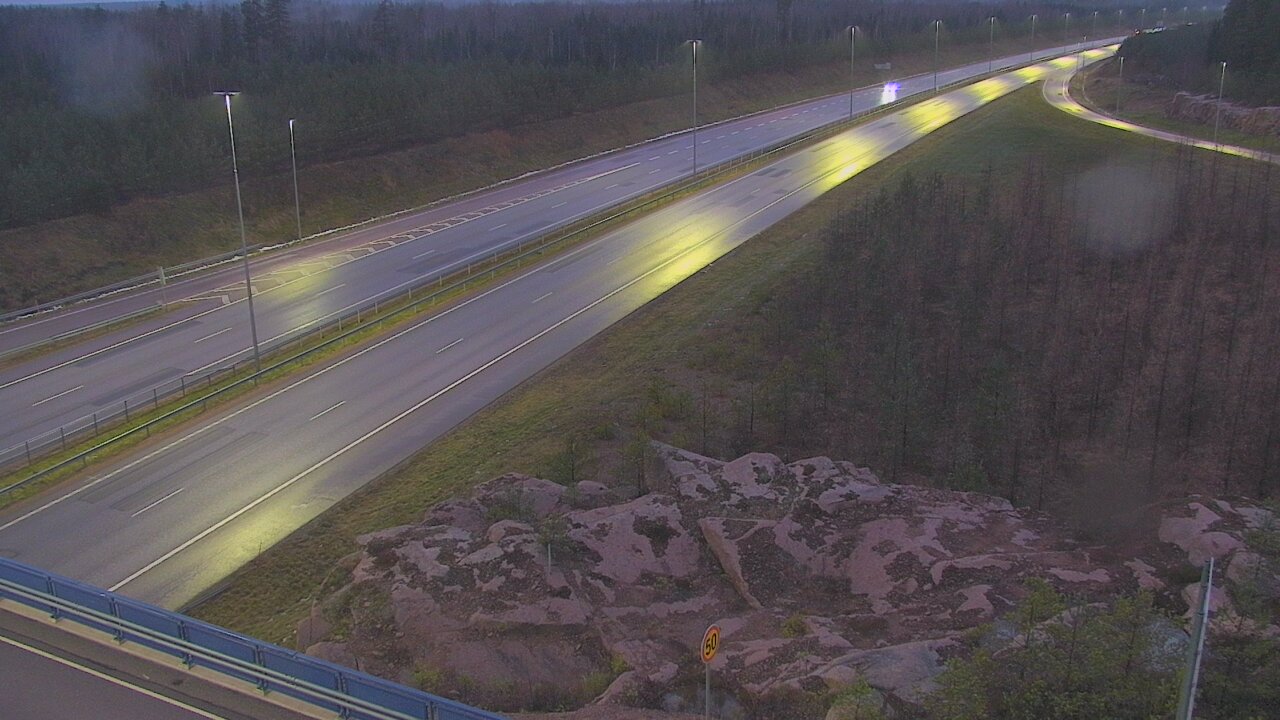 Weather Camera Image Väg 7 Pyttis, Ahvenkoski, Pyhtää, Kymenlaakso
