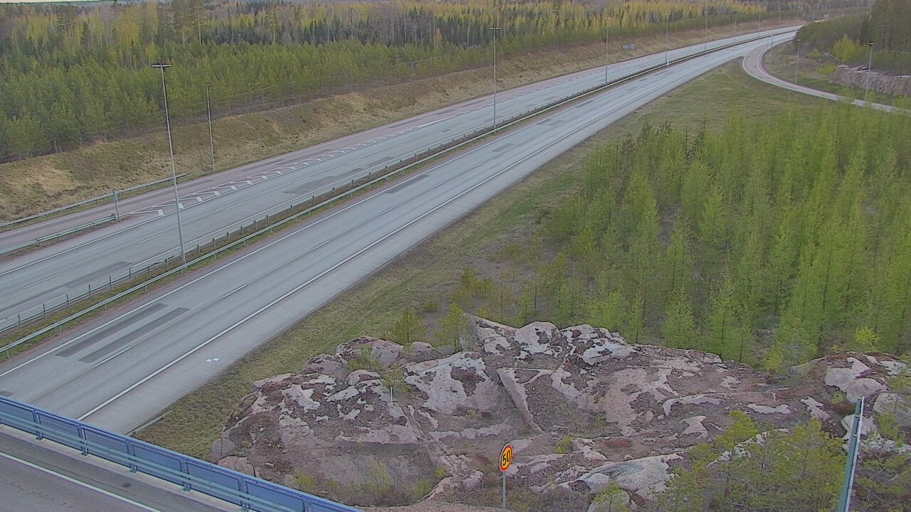 Weather Camera Image Väg 7 Pyttis, Ahvenkoski, Pyhtää, Kymenlaakso