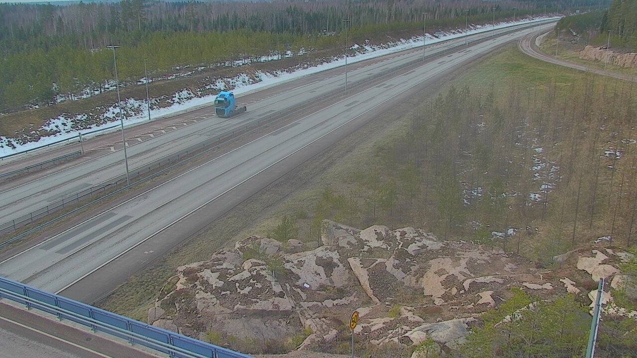 Weather Camera Image Väg 7 Pyttis, Ahvenkoski, Pyhtää, Kymenlaakso