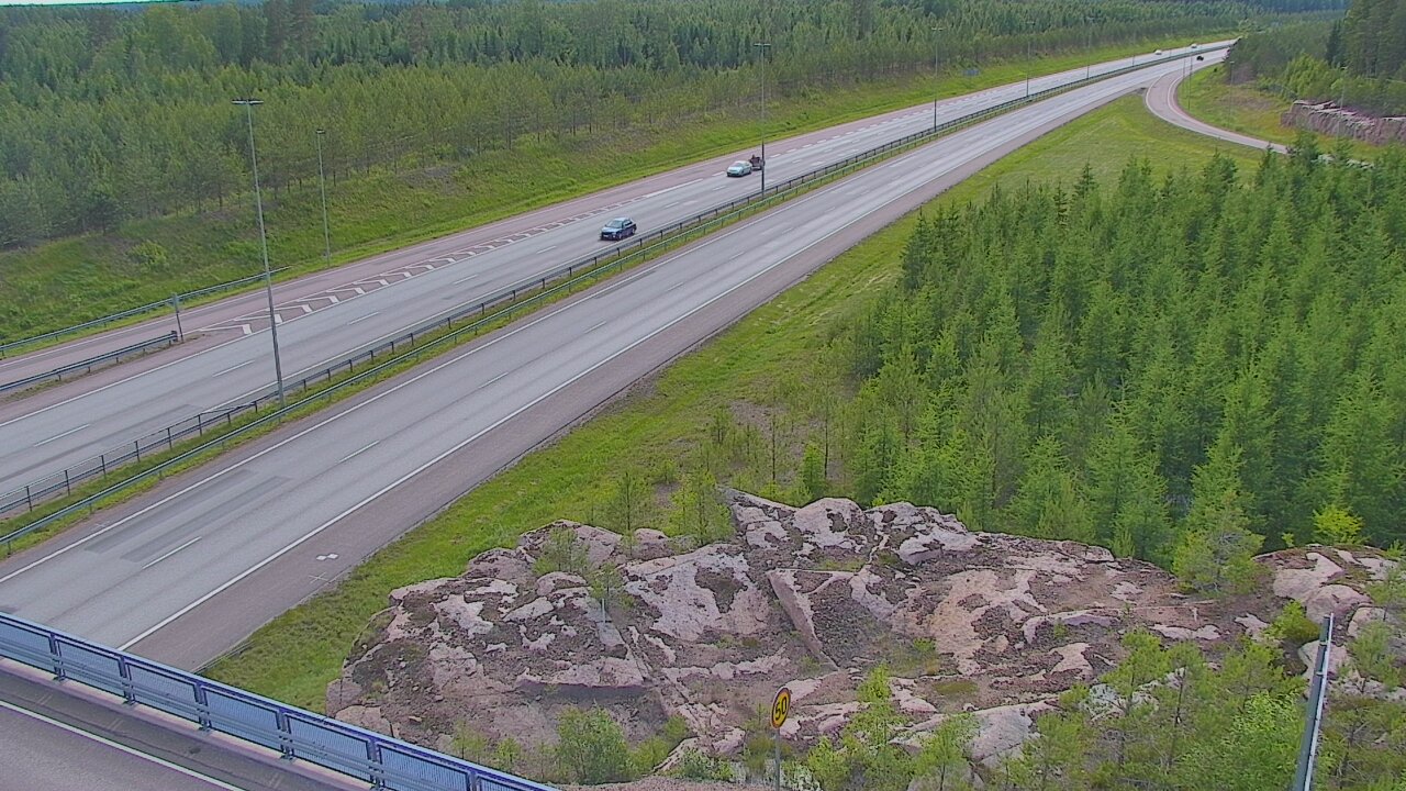 Weather Camera Image Väg 7 Pyttis, Ahvenkoski, Pyhtää, Kymenlaakso