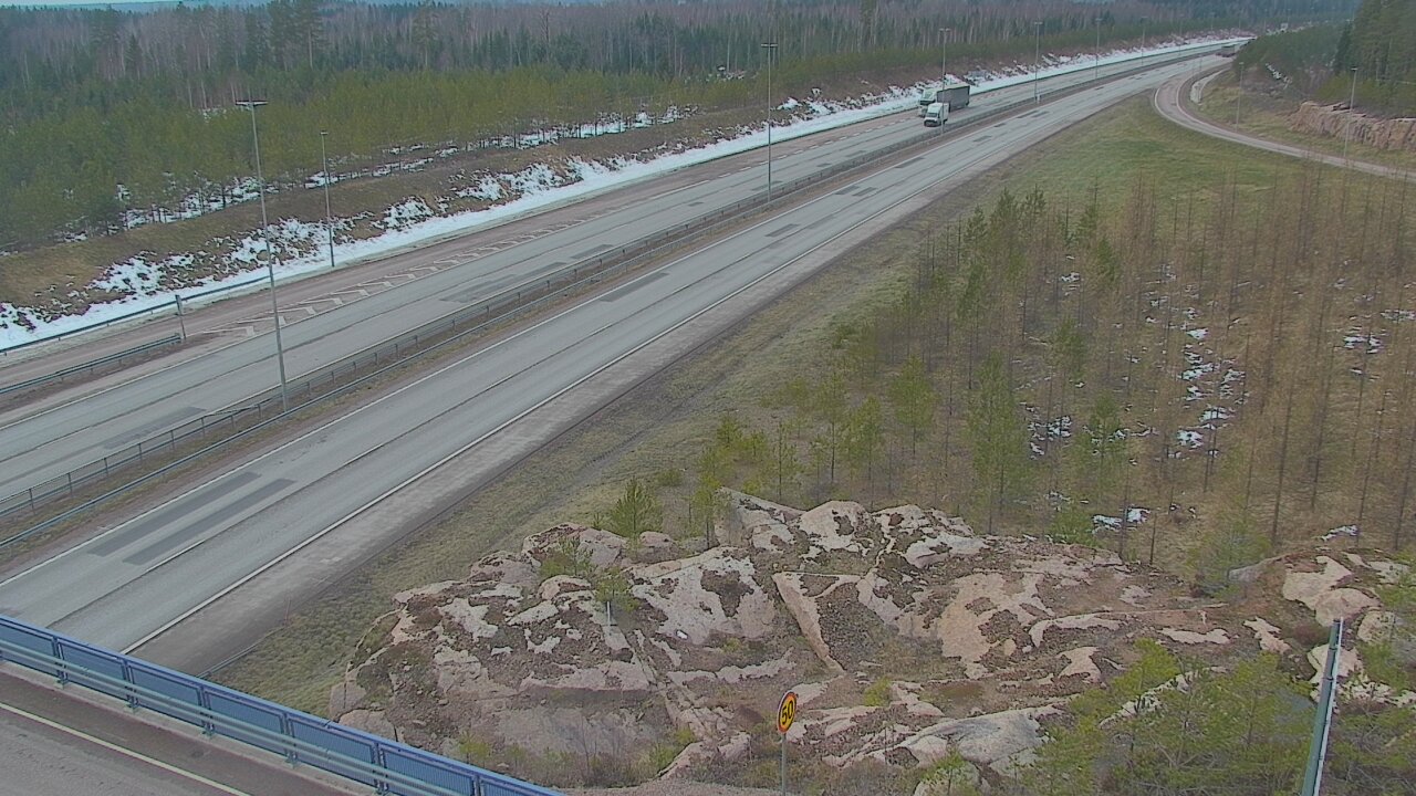 Weather Camera Image Väg 7 Pyttis, Ahvenkoski, Pyhtää, Kymenlaakso