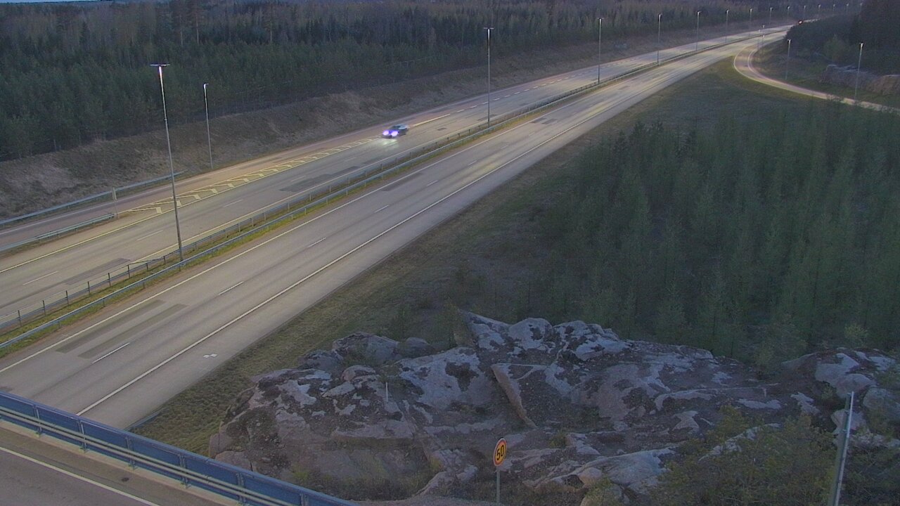 Weather Camera Image Väg 7 Pyttis, Ahvenkoski, Pyhtää, Kymenlaakso