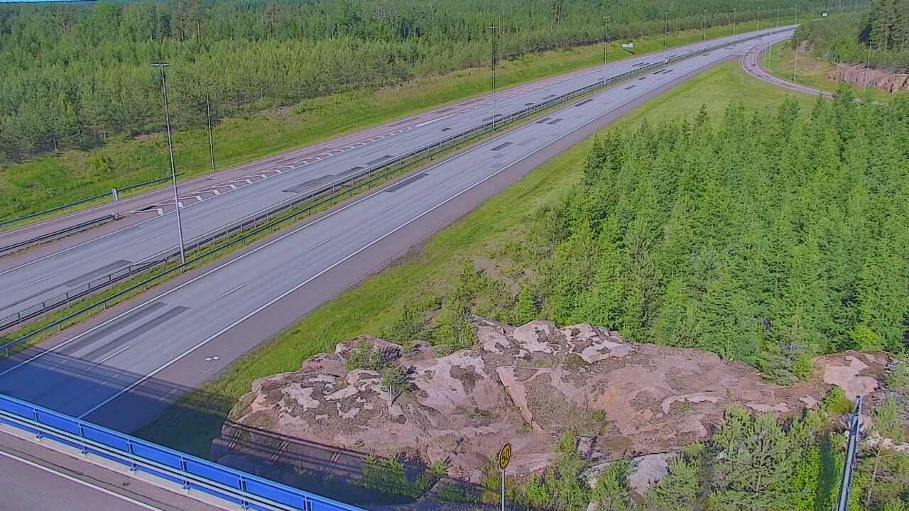 Weather Camera Image Väg 7 Pyttis, Ahvenkoski, Pyhtää, Kymenlaakso