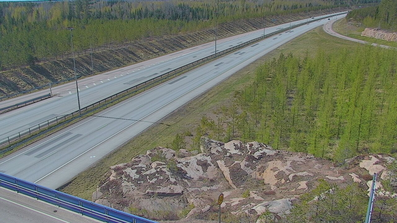Weather Camera Image Väg 7 Pyttis, Ahvenkoski, Pyhtää, Kymenlaakso