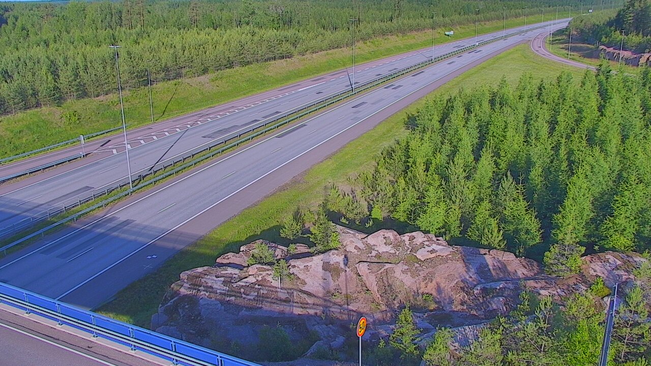 Weather Camera Image Väg 7 Pyttis, Ahvenkoski, Pyhtää, Kymenlaakso