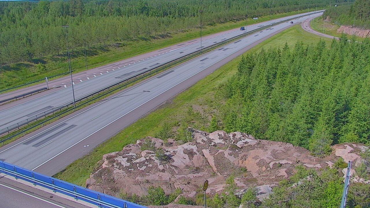 Weather Camera Image Väg 7 Pyttis, Ahvenkoski, Pyhtää, Kymenlaakso
