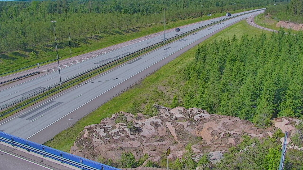 Weather Camera Image Väg 7 Pyttis, Ahvenkoski, Pyhtää, Kymenlaakso