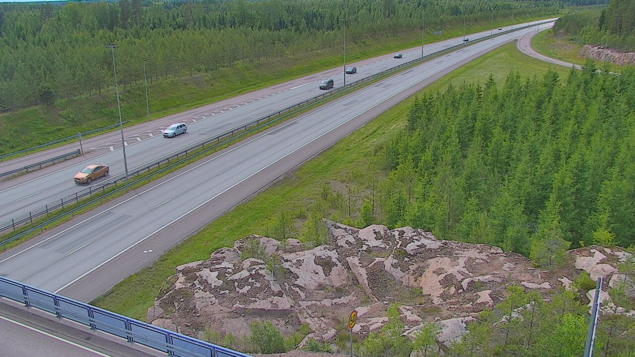 Weather Camera Image Väg 7 Pyttis, Ahvenkoski, Pyhtää, Kymenlaakso