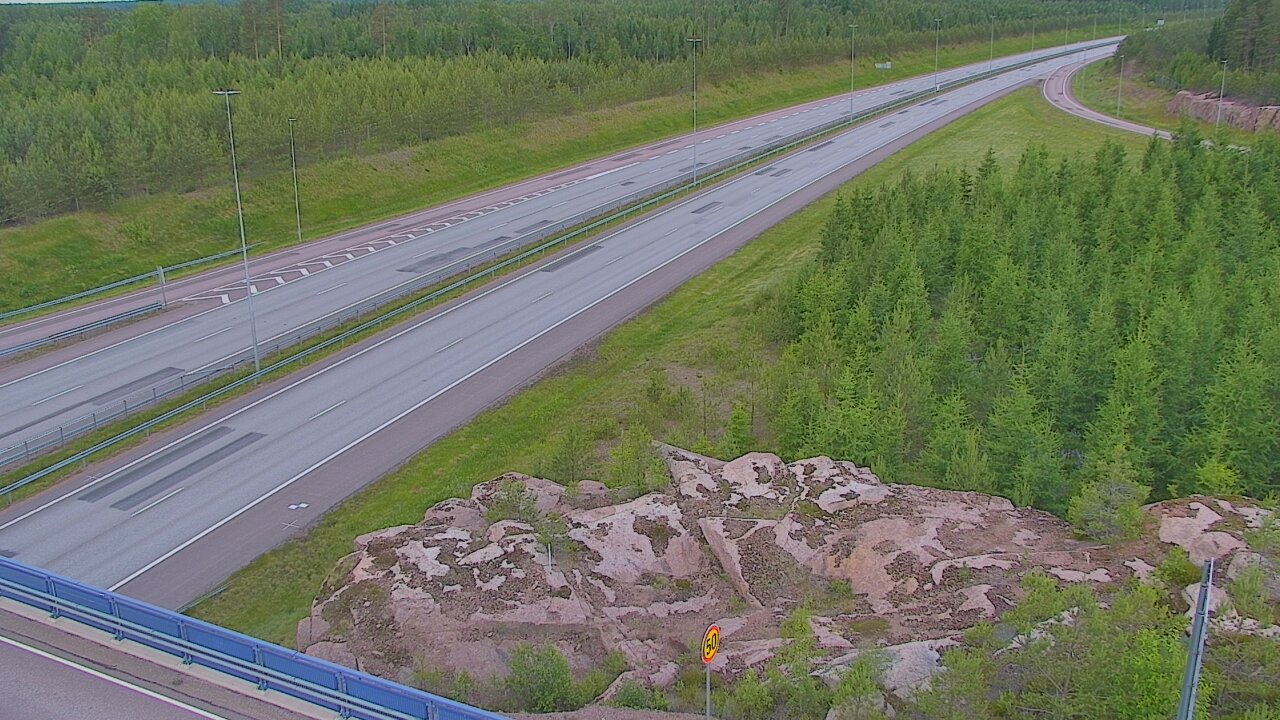 Weather Camera Image Väg 7 Pyttis, Ahvenkoski, Pyhtää, Kymenlaakso