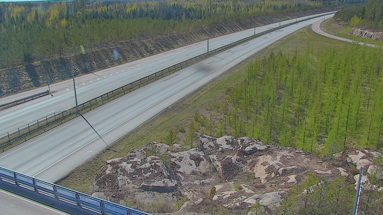 Weather Camera Image Väg 7 Pyttis, Ahvenkoski, Pyhtää, Kymenlaakso