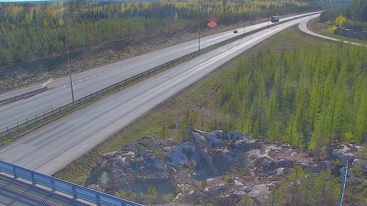 Weather Camera Image Väg 7 Pyttis, Ahvenkoski, Pyhtää, Kymenlaakso