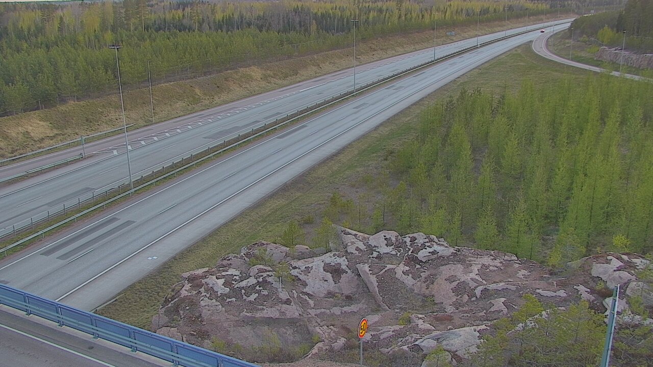 Weather Camera Image Väg 7 Pyttis, Ahvenkoski, Pyhtää, Kymenlaakso