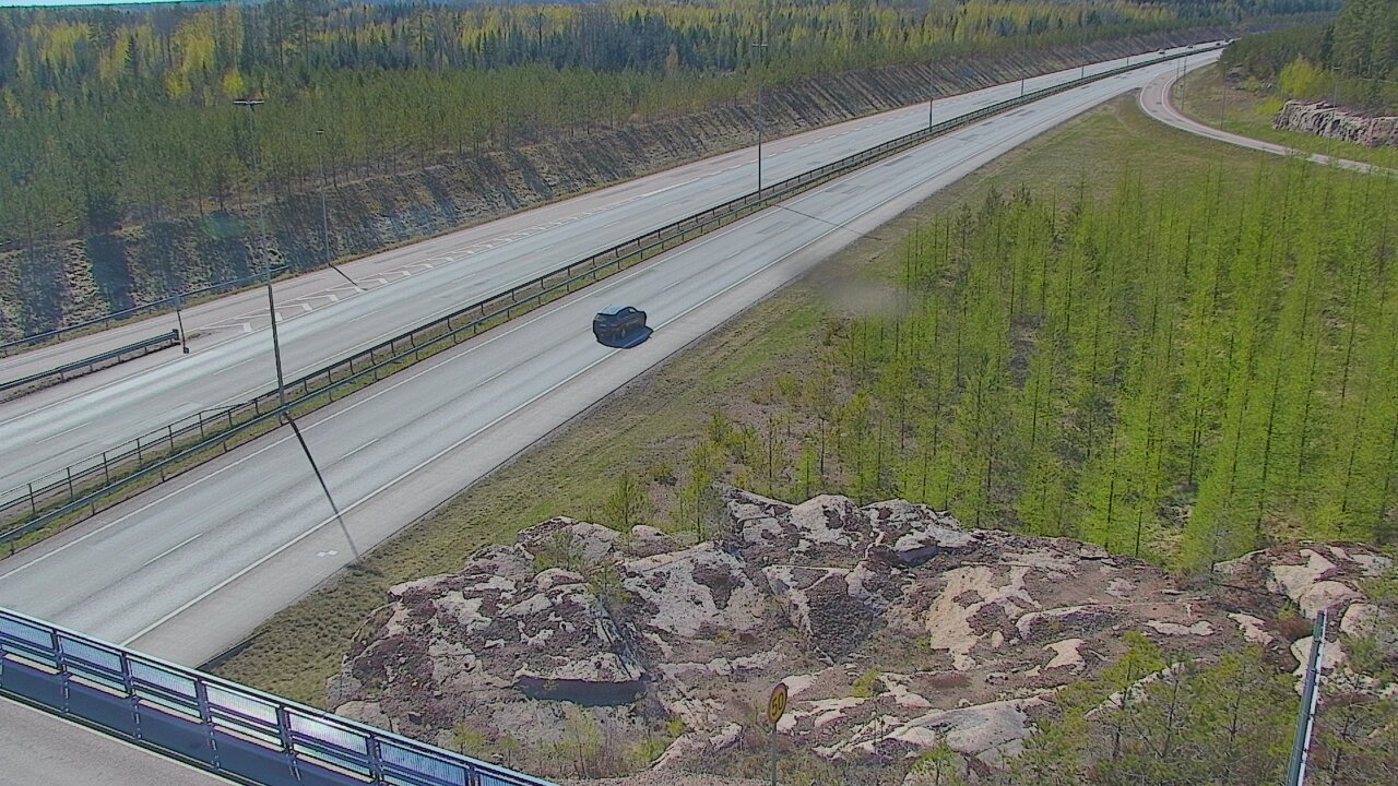 Weather Camera Image Väg 7 Pyttis, Ahvenkoski, Pyhtää, Kymenlaakso