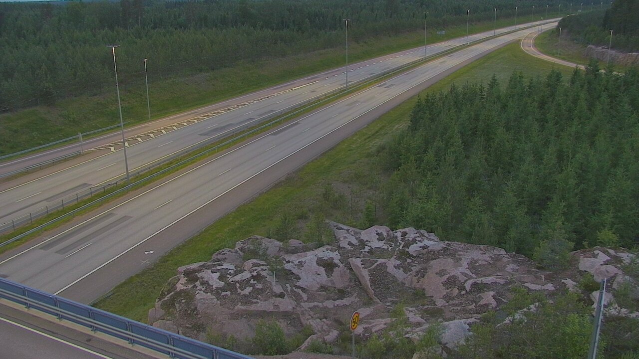 Weather Camera Image Väg 7 Pyttis, Ahvenkoski, Pyhtää, Kymenlaakso