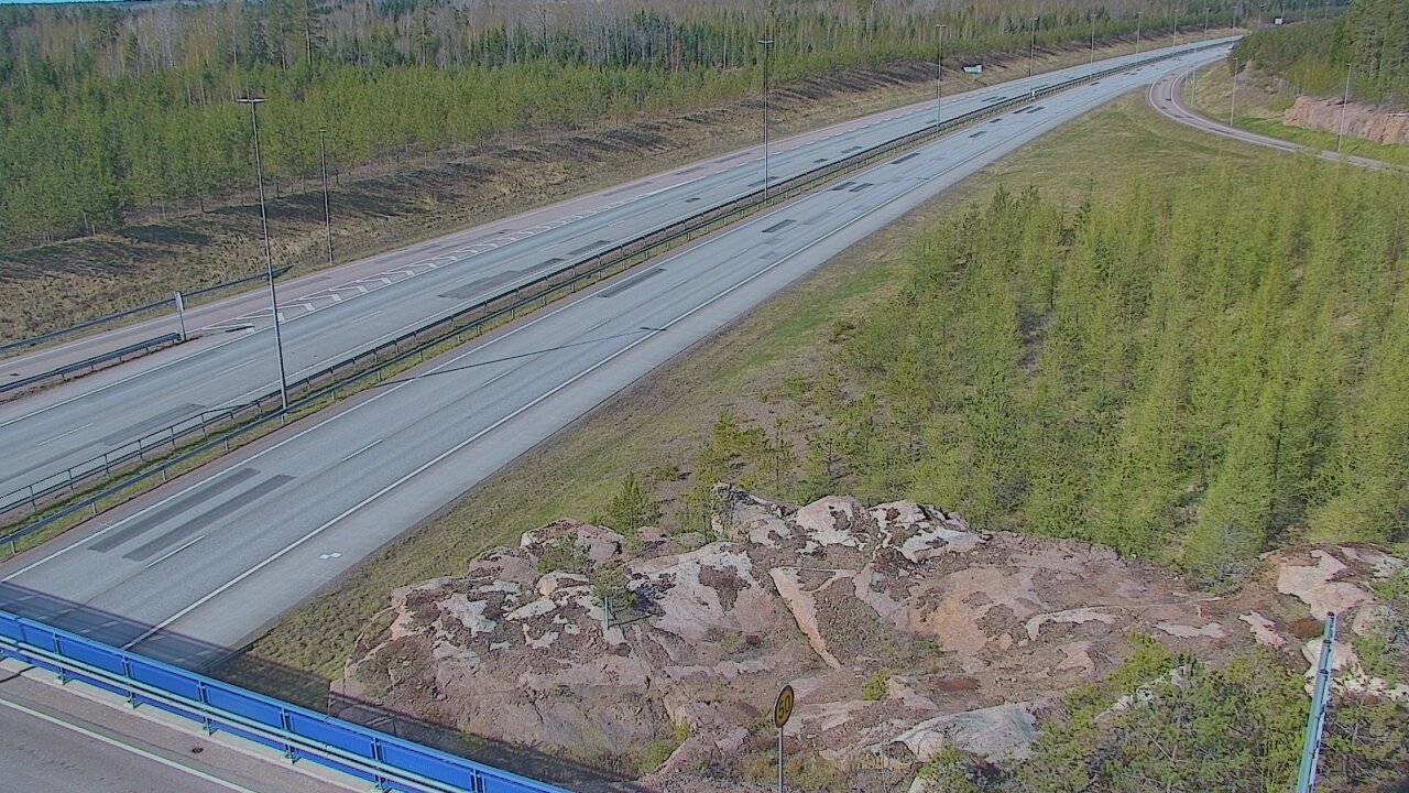 Weather Camera Image Väg 7 Pyttis, Ahvenkoski, Pyhtää, Kymenlaakso