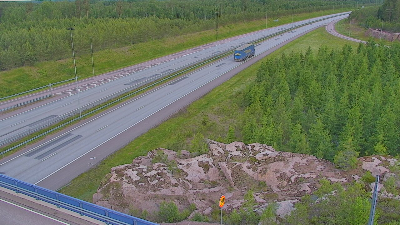 Weather Camera Image Väg 7 Pyttis, Ahvenkoski, Pyhtää, Kymenlaakso