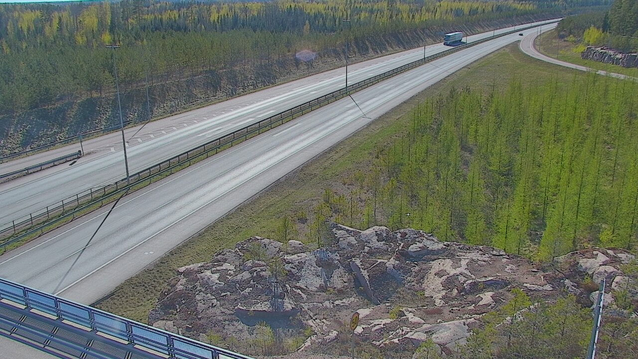Weather Camera Image Väg 7 Pyttis, Ahvenkoski, Pyhtää, Kymenlaakso