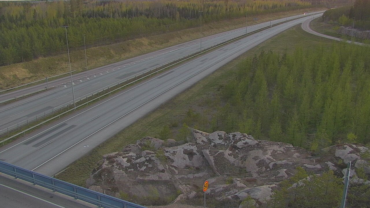 Weather Camera Image Väg 7 Pyttis, Ahvenkoski, Pyhtää, Kymenlaakso
