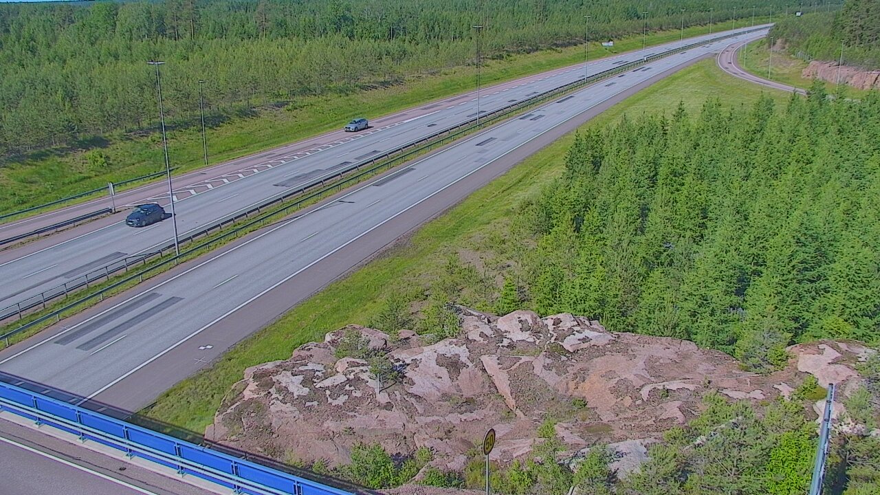Weather Camera Image Väg 7 Pyttis, Ahvenkoski, Pyhtää, Kymenlaakso