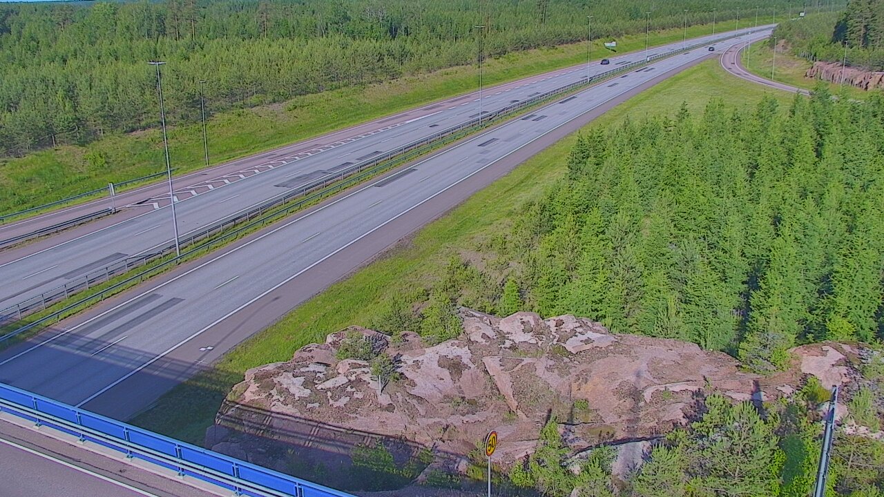 Weather Camera Image Väg 7 Pyttis, Ahvenkoski, Pyhtää, Kymenlaakso
