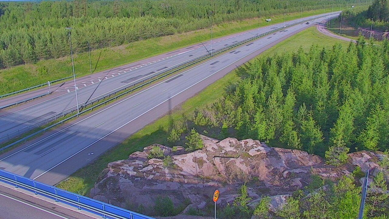 Weather Camera Image Väg 7 Pyttis, Ahvenkoski, Pyhtää, Kymenlaakso
