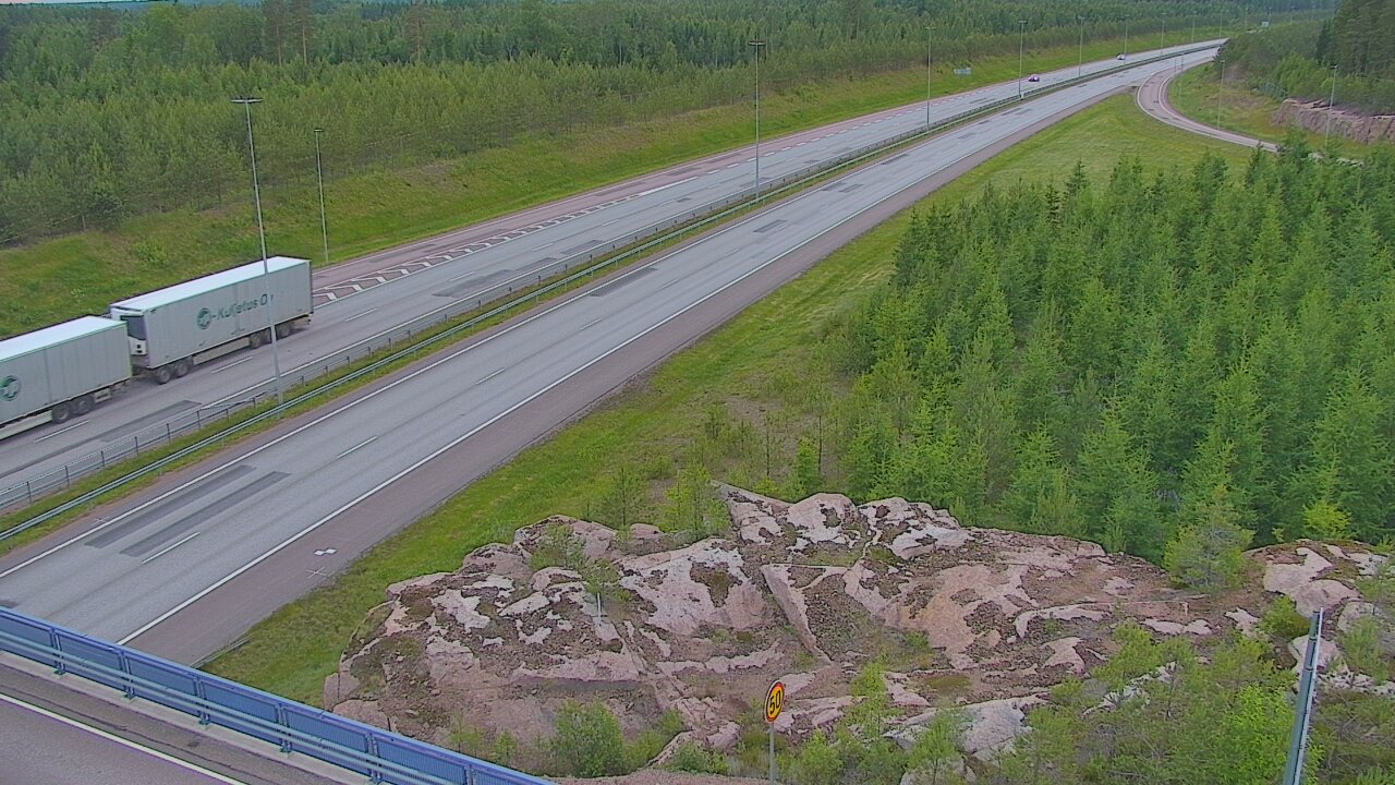 Weather Camera Image Väg 7 Pyttis, Ahvenkoski, Pyhtää, Kymenlaakso