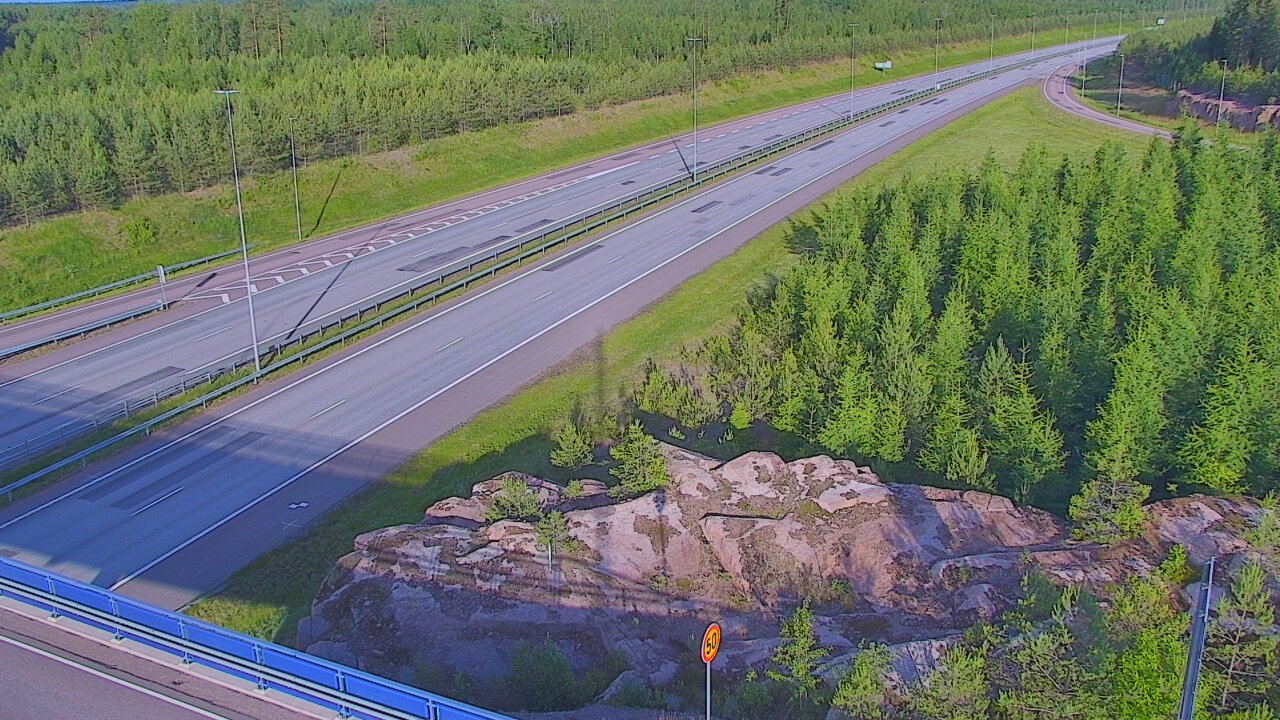 Weather Camera Image Väg 7 Pyttis, Ahvenkoski, Pyhtää, Kymenlaakso