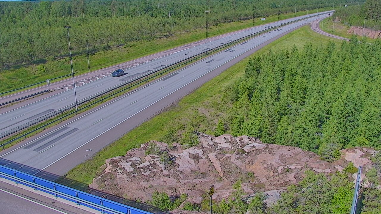 Weather Camera Image Väg 7 Pyttis, Ahvenkoski, Pyhtää, Kymenlaakso