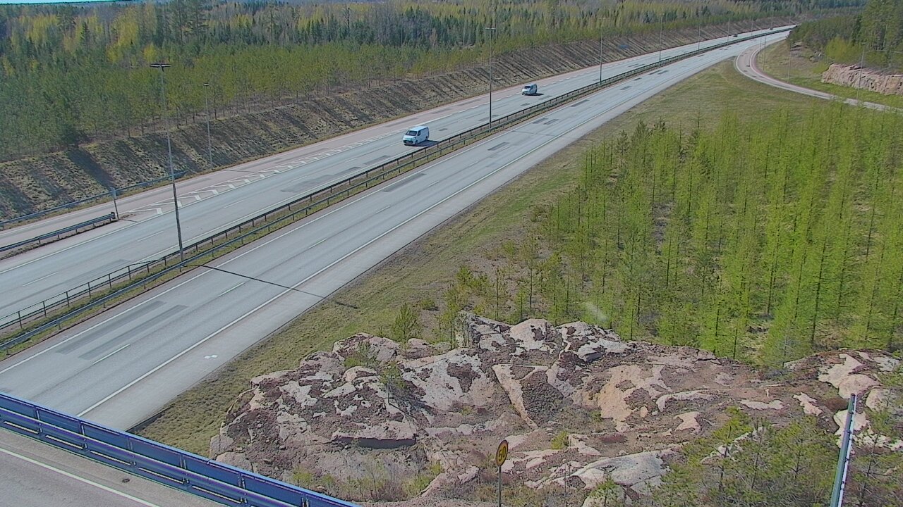 Weather Camera Image Väg 7 Pyttis, Ahvenkoski, Pyhtää, Kymenlaakso