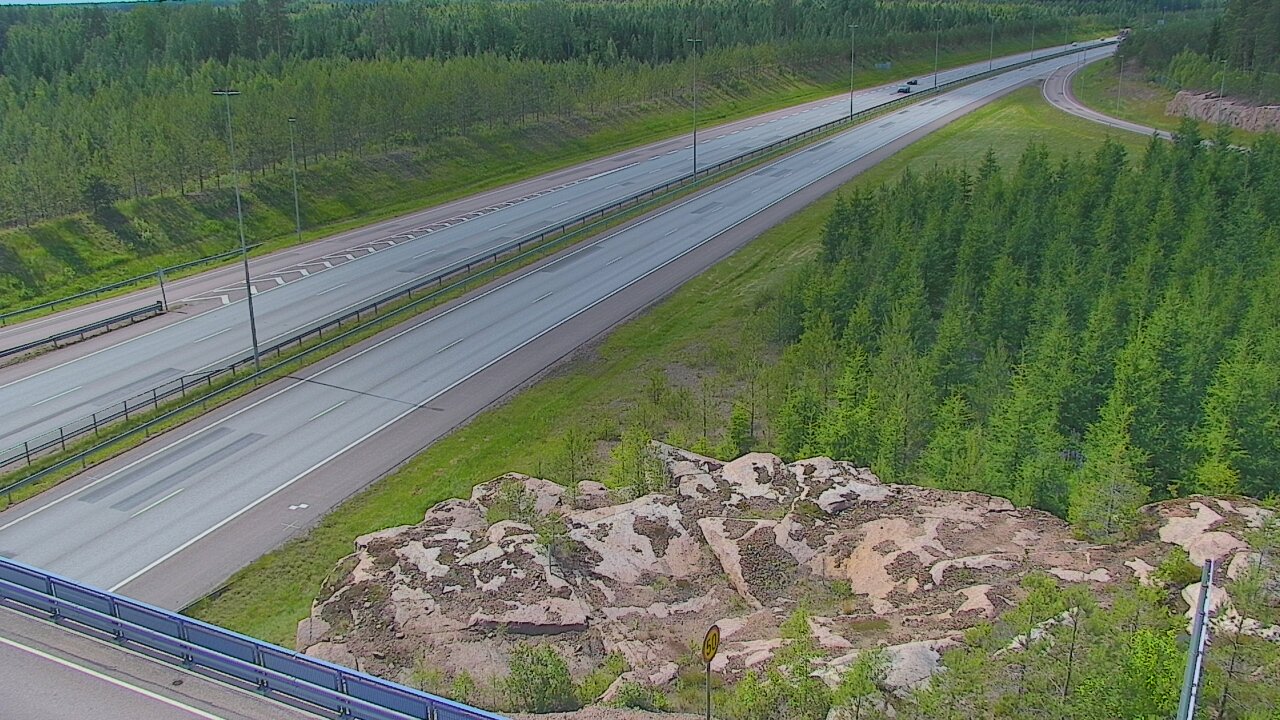 Weather Camera Image Väg 7 Pyttis, Ahvenkoski, Pyhtää, Kymenlaakso