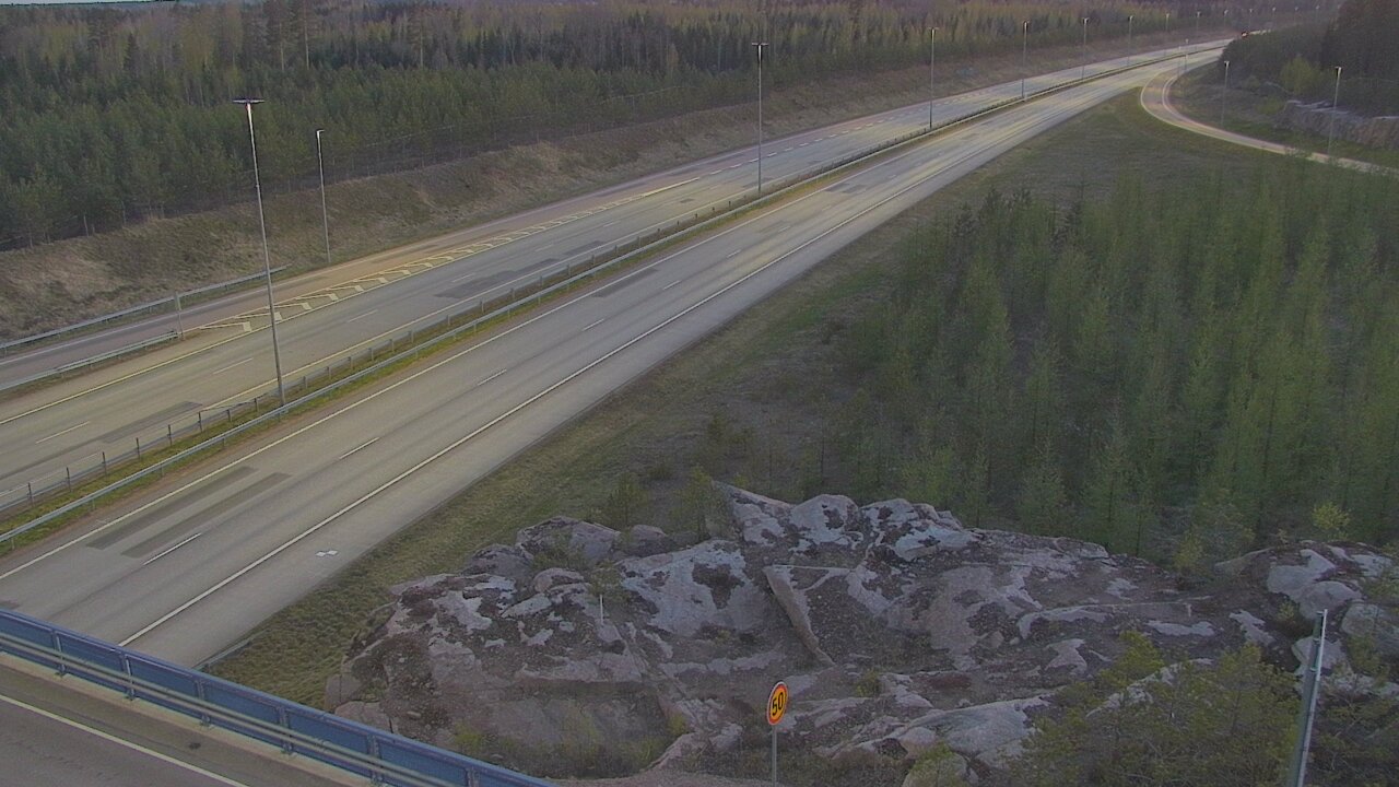 Weather Camera Image Väg 7 Pyttis, Ahvenkoski, Pyhtää, Kymenlaakso