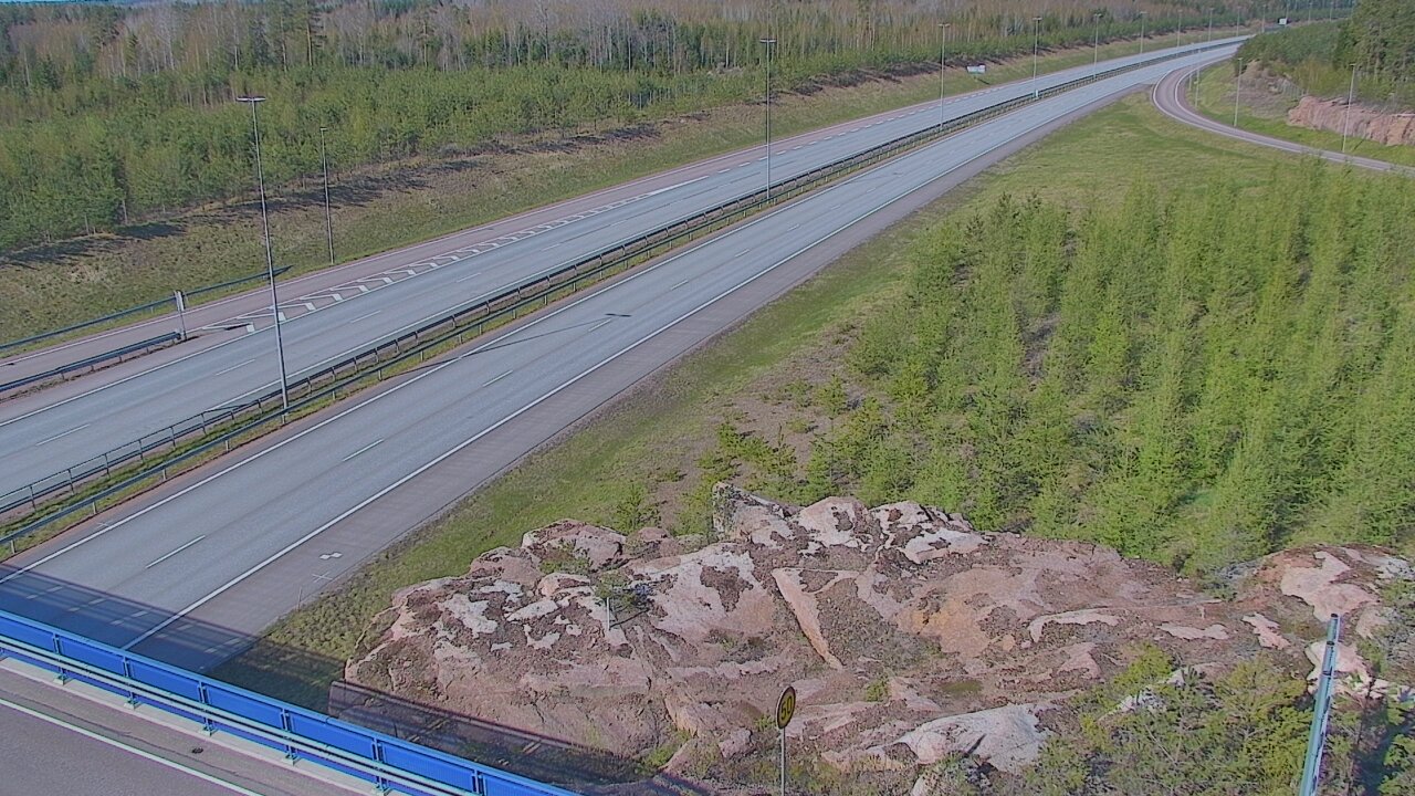 Weather Camera Image Väg 7 Pyttis, Ahvenkoski, Pyhtää, Kymenlaakso