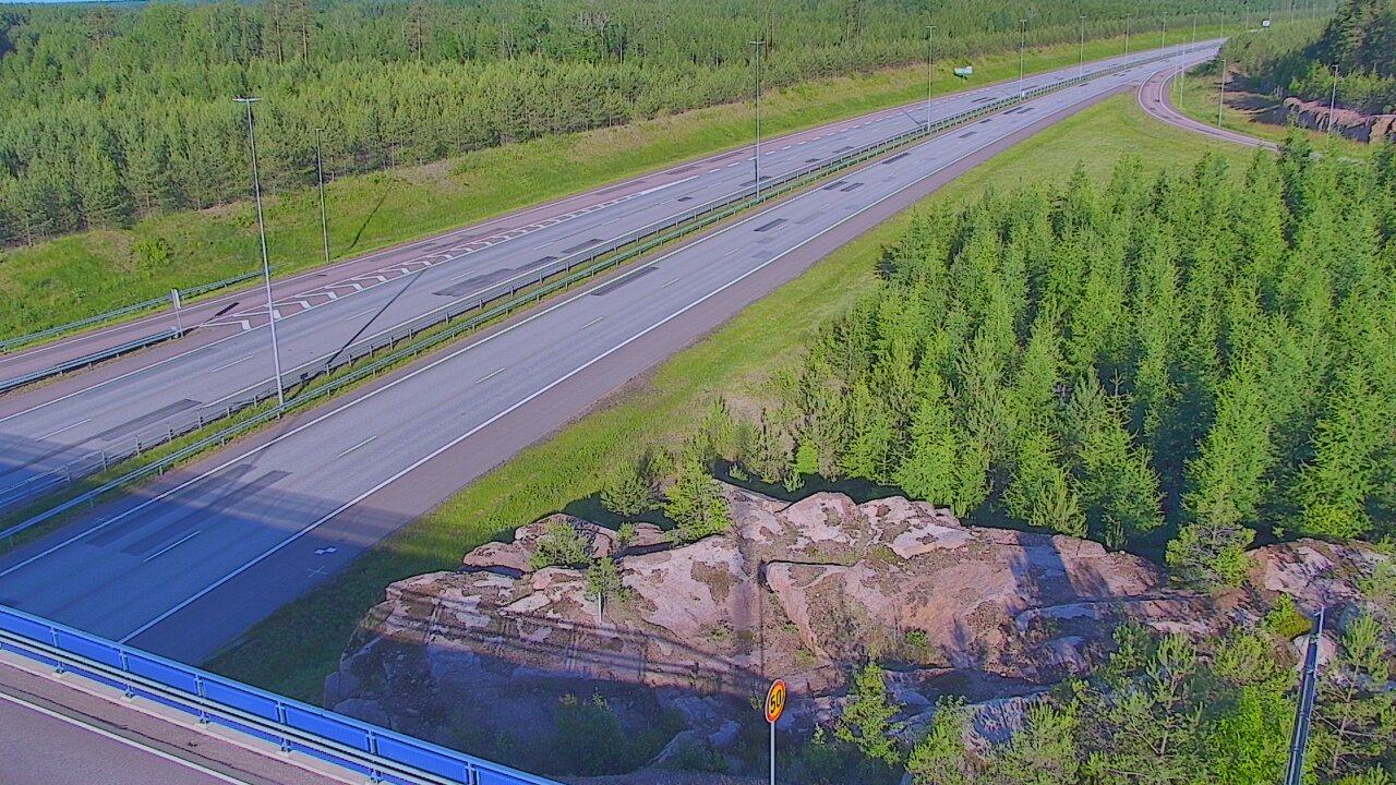 Weather Camera Image Väg 7 Pyttis, Ahvenkoski, Pyhtää, Kymenlaakso