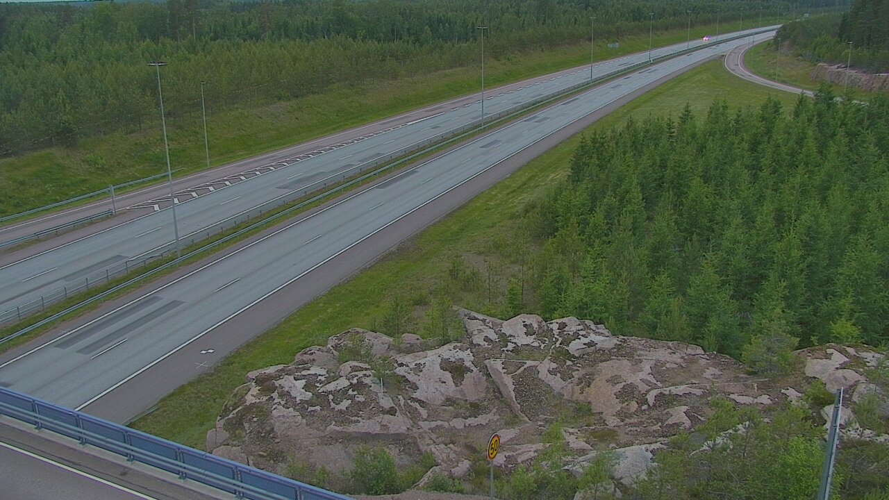 Weather Camera Image Väg 7 Pyttis, Ahvenkoski, Pyhtää, Kymenlaakso