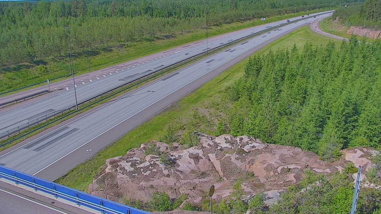 Weather Camera Image Väg 7 Pyttis, Ahvenkoski, Pyhtää, Kymenlaakso